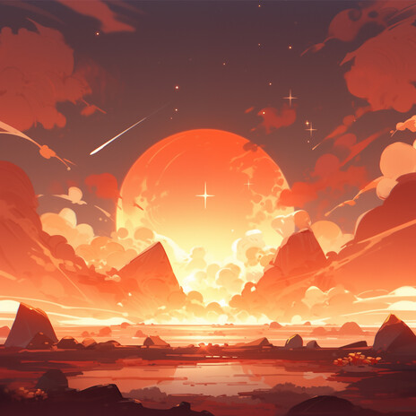 Sunset on Mars cover art