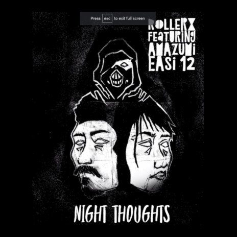 NIGHT THOUGHTS (feat. AMAZUMI & EASI 12) cover art