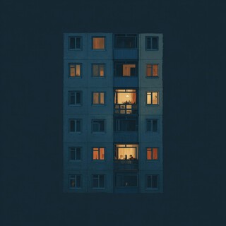 Lights Behind Curtains
