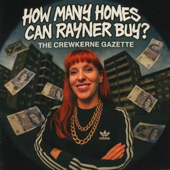 How many homes can Rayner buy? cover art