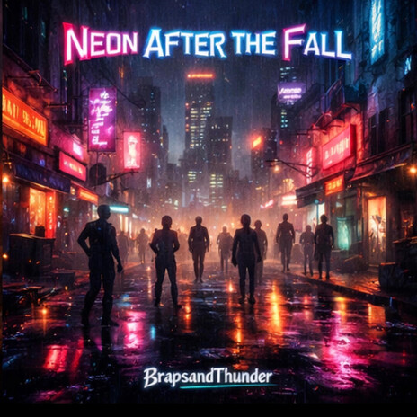 Neon after the fall (Last night over Sydney Part 4) cover art