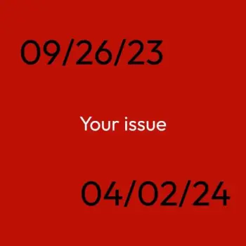 Your issue cover art