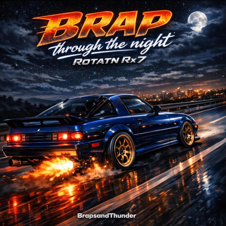 BRAP through the night (ROTATN Rx7) cover art