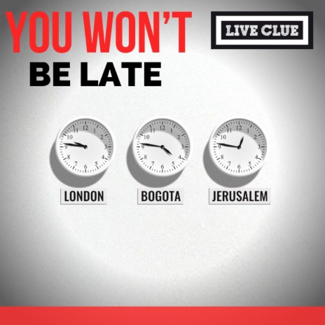 You Won't Be Late (Studio) cover art
