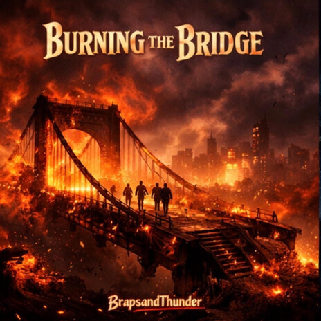 Burning the bridge (Last night over Sydney Part 1) cover art