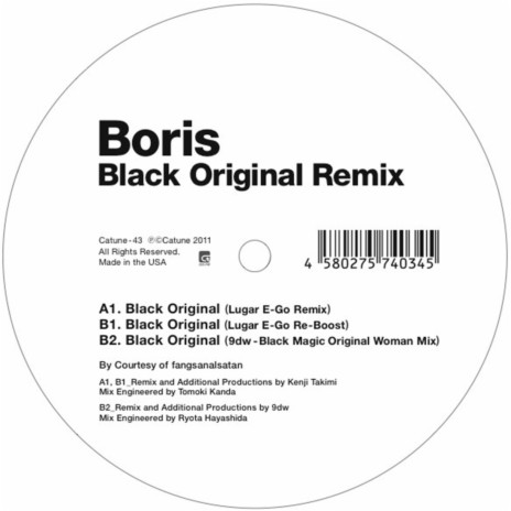 Black Original (9dw Black Magic Woman Mix) cover art