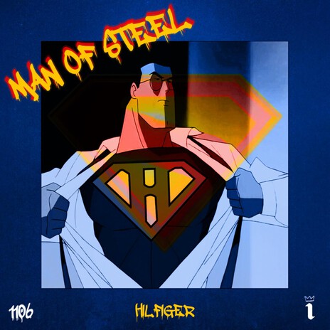 MAN OF STEEL cover art