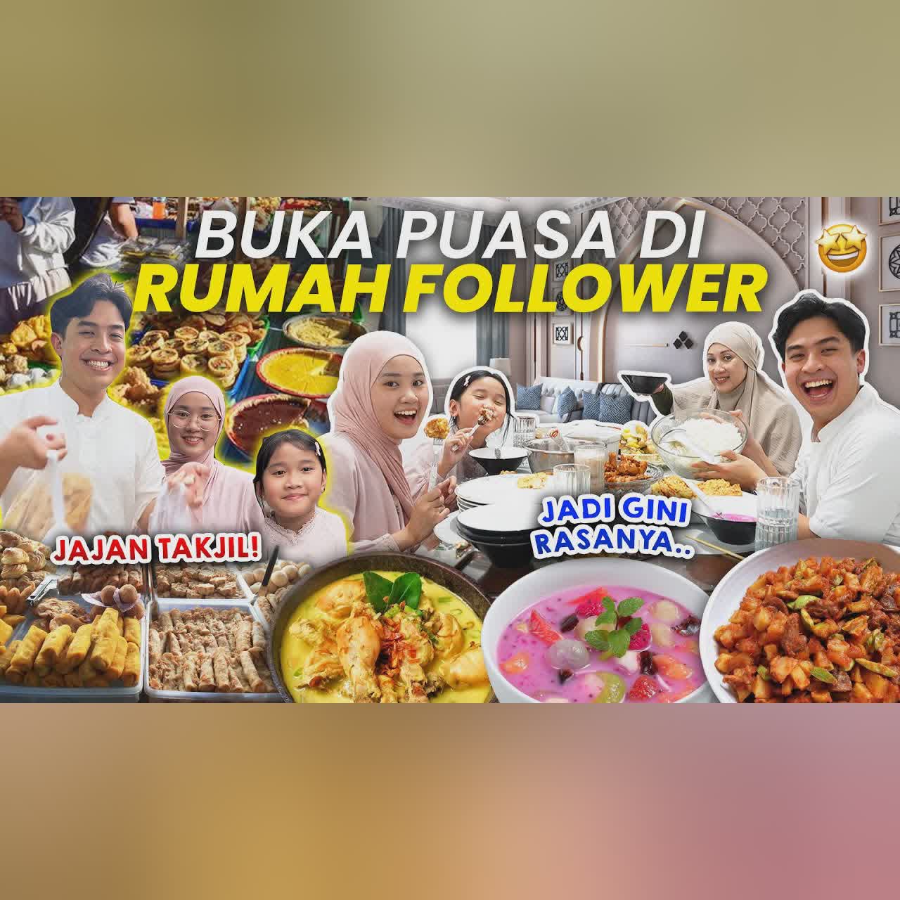 JEROME BUKA PUASA DI RUMAH FOLLOWERS! HUNTING TAKJIL + SALTING BGT DAPET HADIAH?! cover art