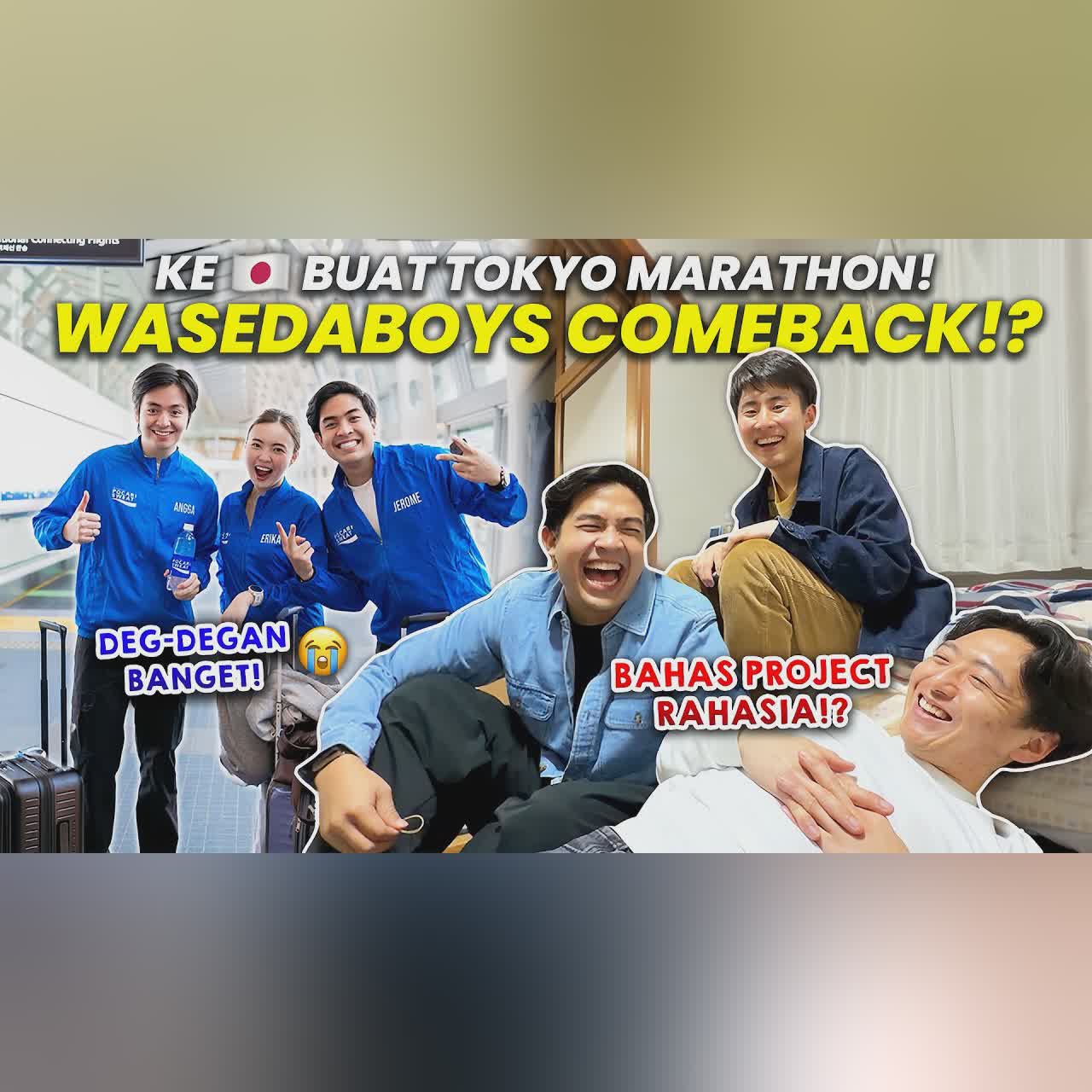 BALIK KE JEPANG! PERSIAPAN TOKYO MARATHON & WASEDABOYS TRIP COMEBACK!? cover art