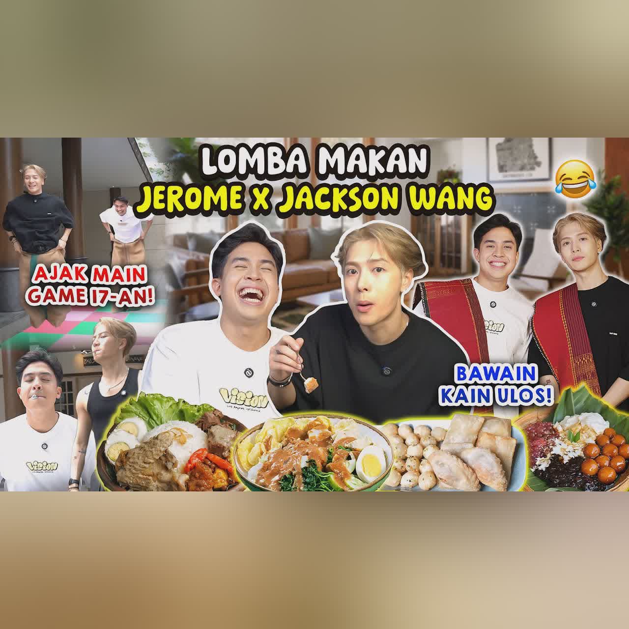 MAIN BALAP KARUNG & MUKBANG MAKANAN INDONESIA BARENG JACKSON WANG! NGAKAK! cover art