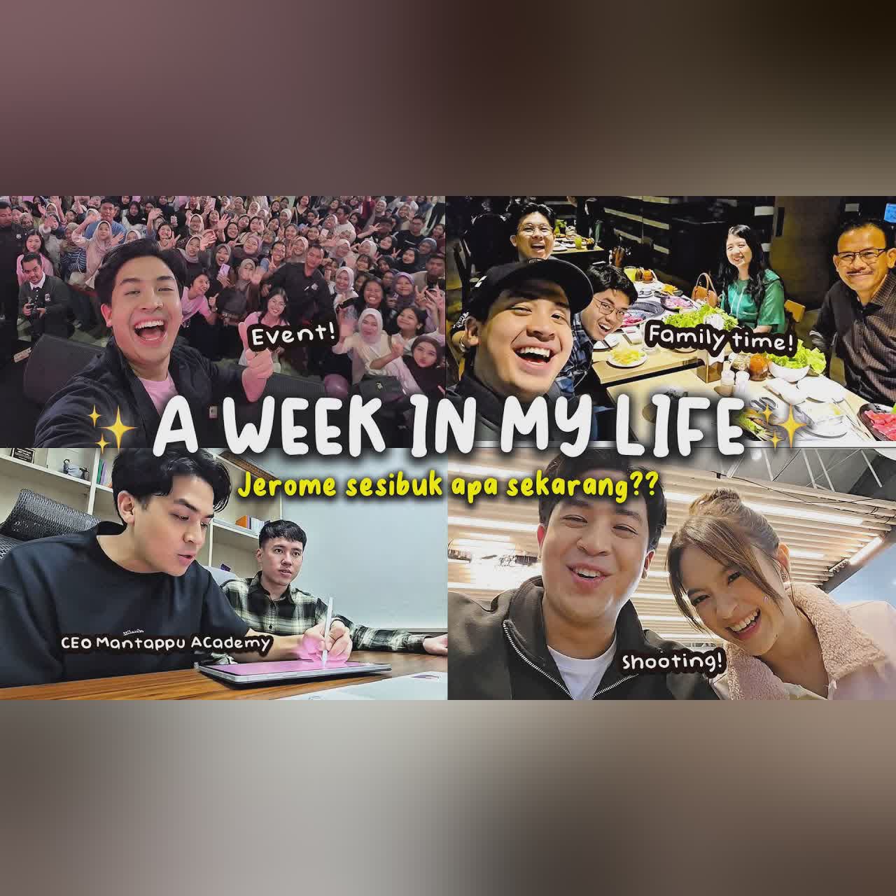 A WEEK IN MY LIFE! JEROME SESIBUK APA SIH SEKARANG!? FT. ECA, DIAN SASTRO, DLL cover art