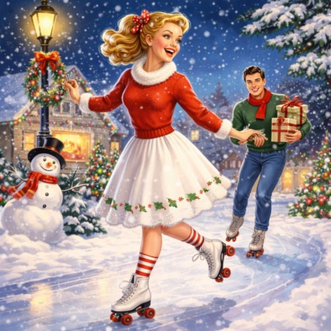 Roller Skating on Christmas Eve