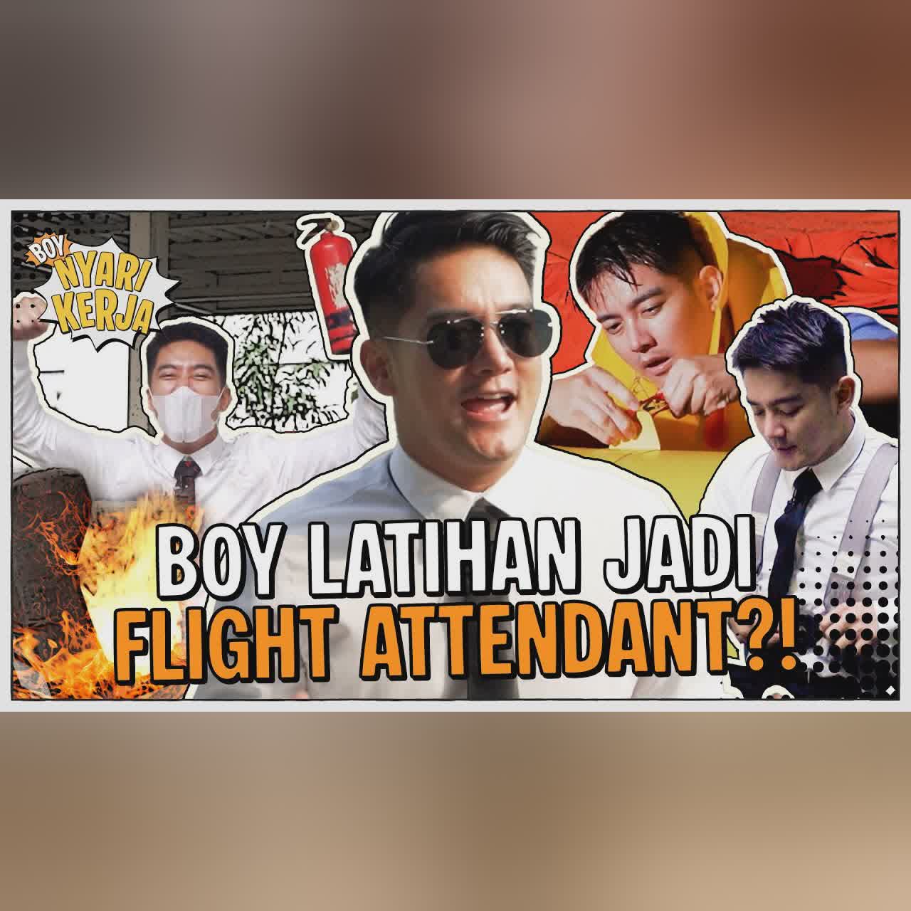 BANTING STIR JADI FLIGHT ATTENDANT! BOY BELAJAR LANGSUNG DI MARKAS GARUDA! | #boynyarikerja cover art