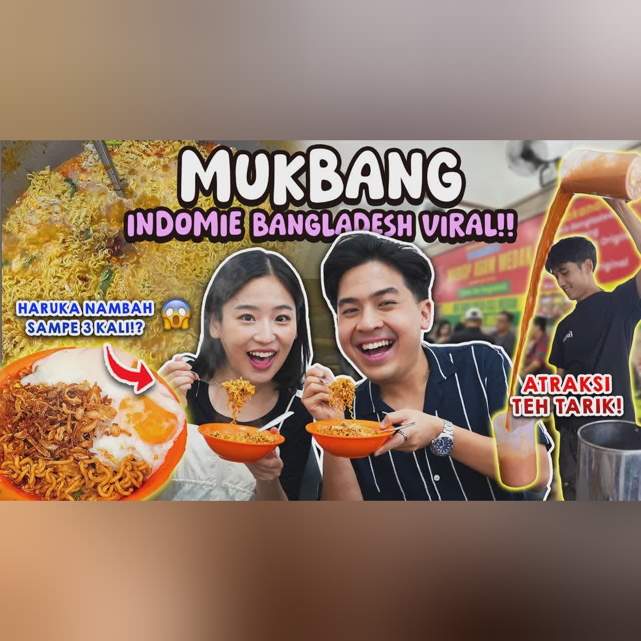 MUKBANG MIE BANGLADESH VIRAL ASLI MEDAN!! ADA PUDING TELUR!? | JEROME HARUKA VLOG cover art
