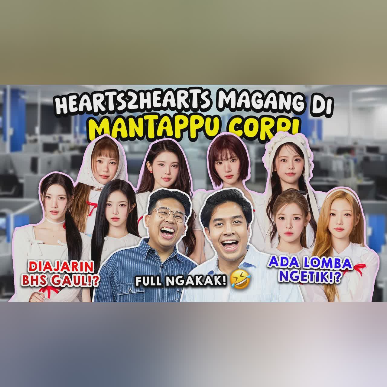 HEARTS2HEARTS JADI ANAK MAGANG DI MANTAPPU CORP!? BELAJAR BAHASA GAUL😂 cover art