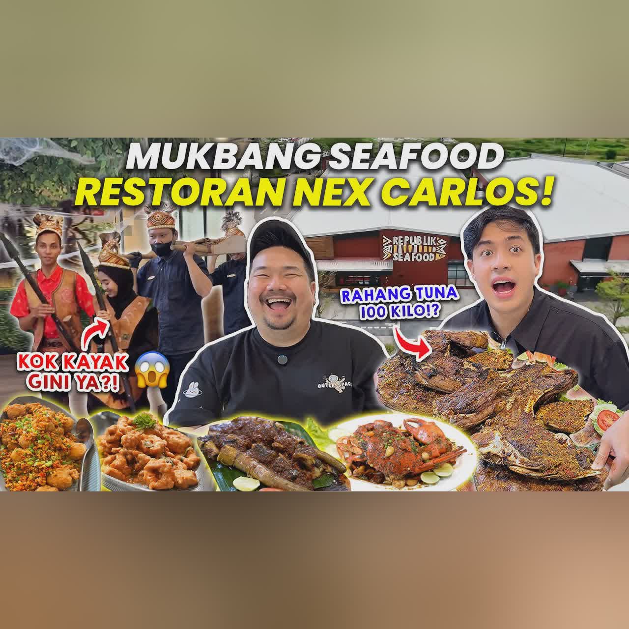MUKBANG SEAFOOD VIRAL PUNYA NEX CARLOS!! RAHANG TUNA RAKSASA DIBAWA PAKE TANDU!? cover art
