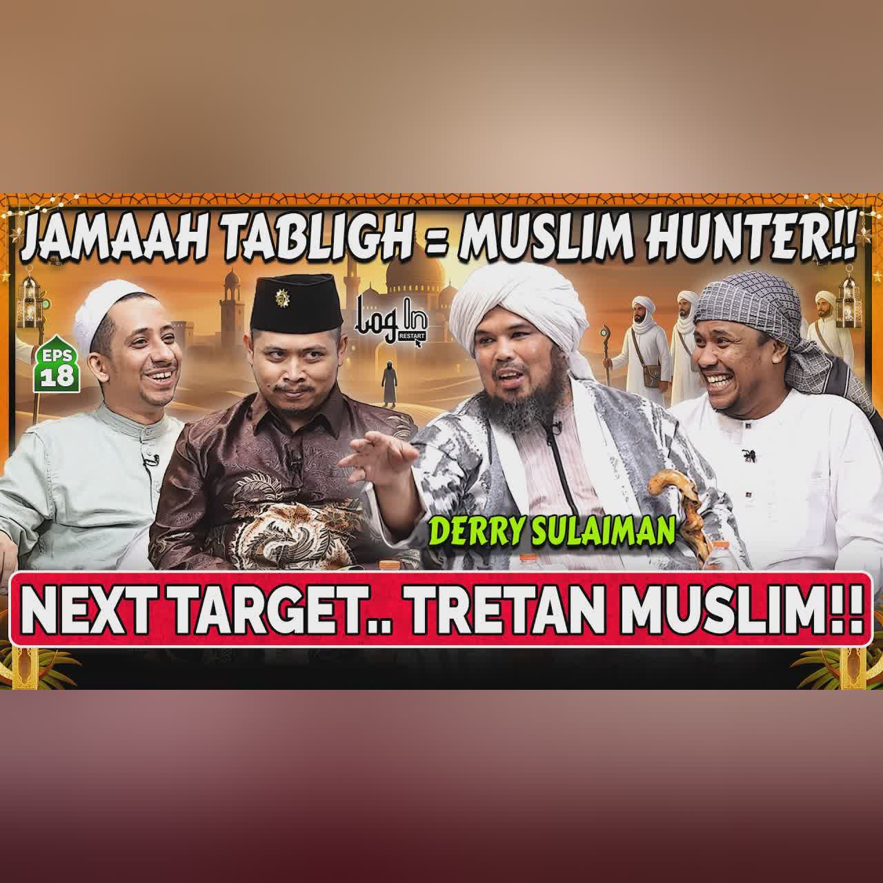 KRISTEN HUNTER "NO", MUSLIM HUNTER "YES" - Habib - Derry Sulaiman - Mamat - Tretan Login EPS 18 cover art