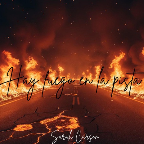 Hay fuego en la pista cover art