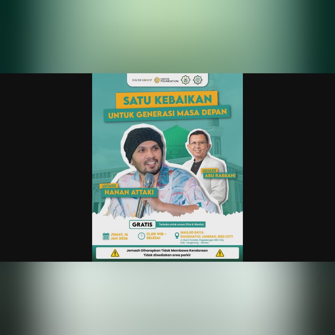 Satu Kebaikan Untuk Generasi Masa Depan cover art
