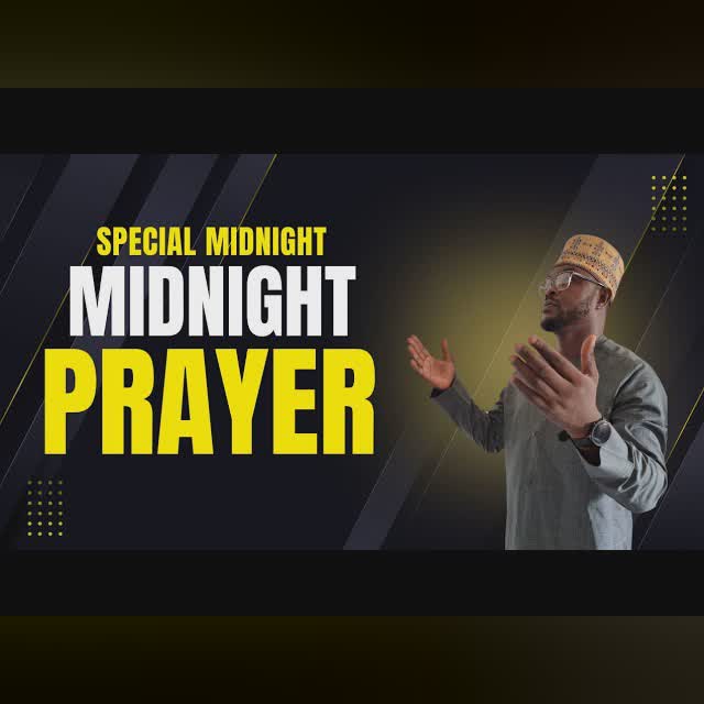 MIDNIGHT PRAYER: Tahaajjud Supplications & Adhkar for Spiritual Renewal (English & Yoruba) cover art