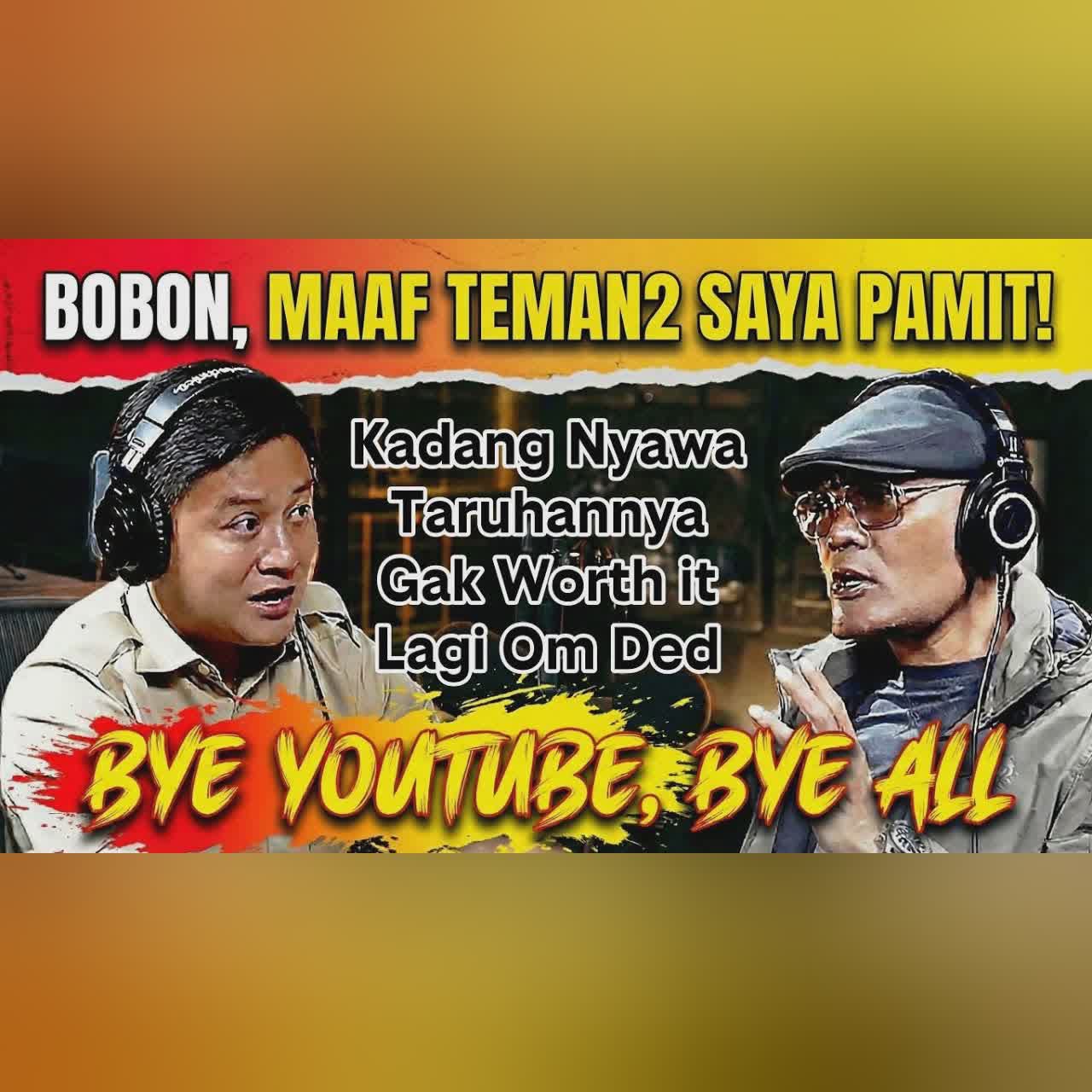 BOBON PILIH MUNDUR‼️ YA SAYA KECEWA.. Terimakasih Semuanya... - Bobon Santoso  cover art