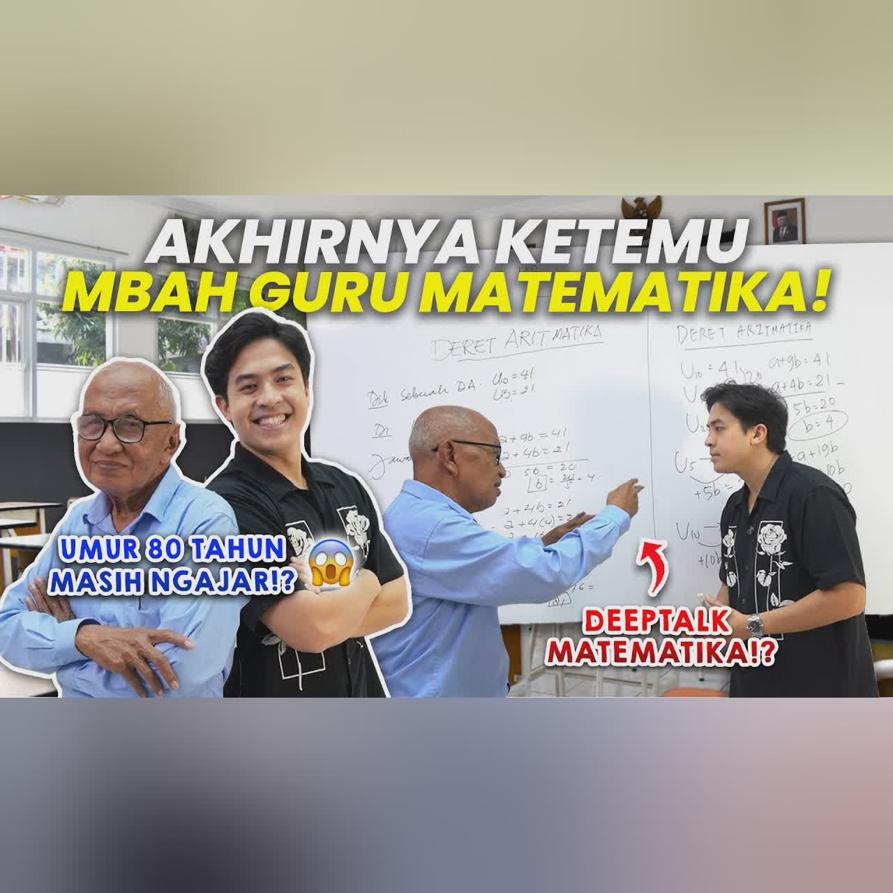 AKHIRNYA KETEMU MBAH GURU MATEMATIKA VIRAL! UDAH 80 TAHUN MASIH HAFAL RUMUS!? cover art