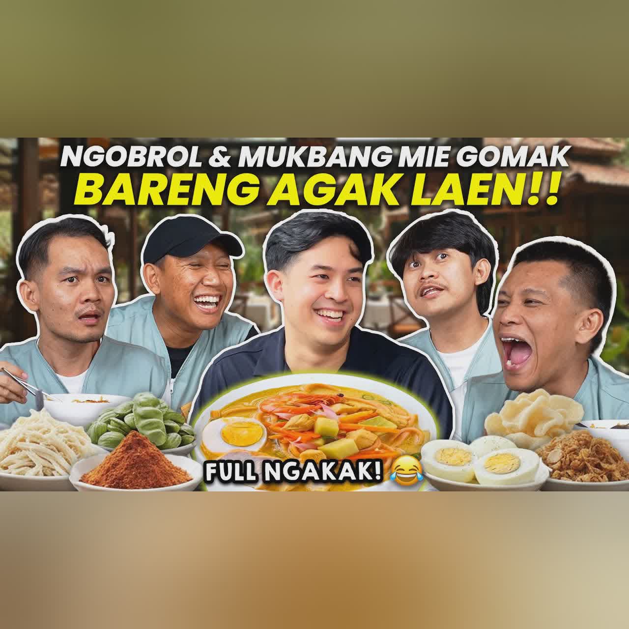NGAKAK! MUKBANG MIE GOMAK BARENG AGAK LAEN! (BORIS, JEGEL, OKI, BENE) cover art