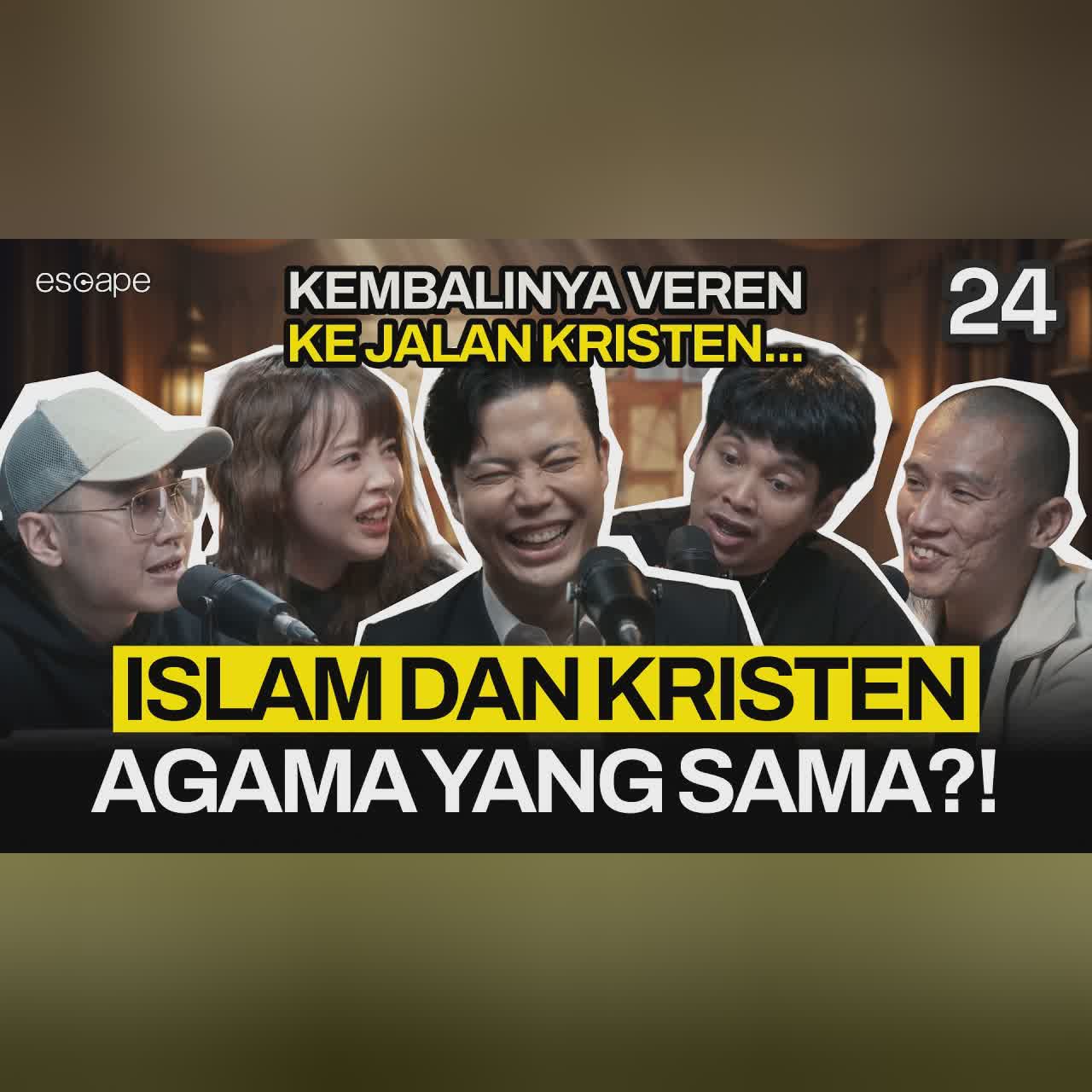 VEREN BELAJAR KRISTEN, MALAH DIROASTING PENDETA - Escape Eps 24 (ft Pdt Marcel,  Felix, Koi, Verren) cover art