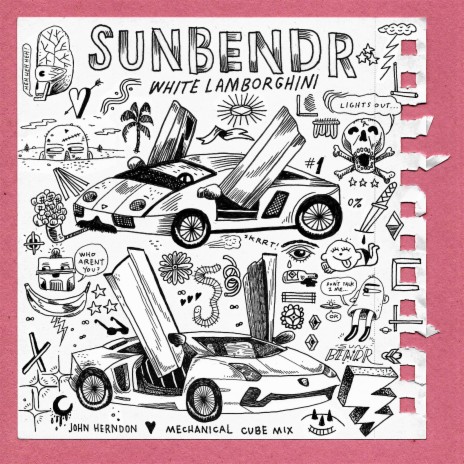 White Lamborghini (John Herndon Mechanical Cube Mix) cover art
