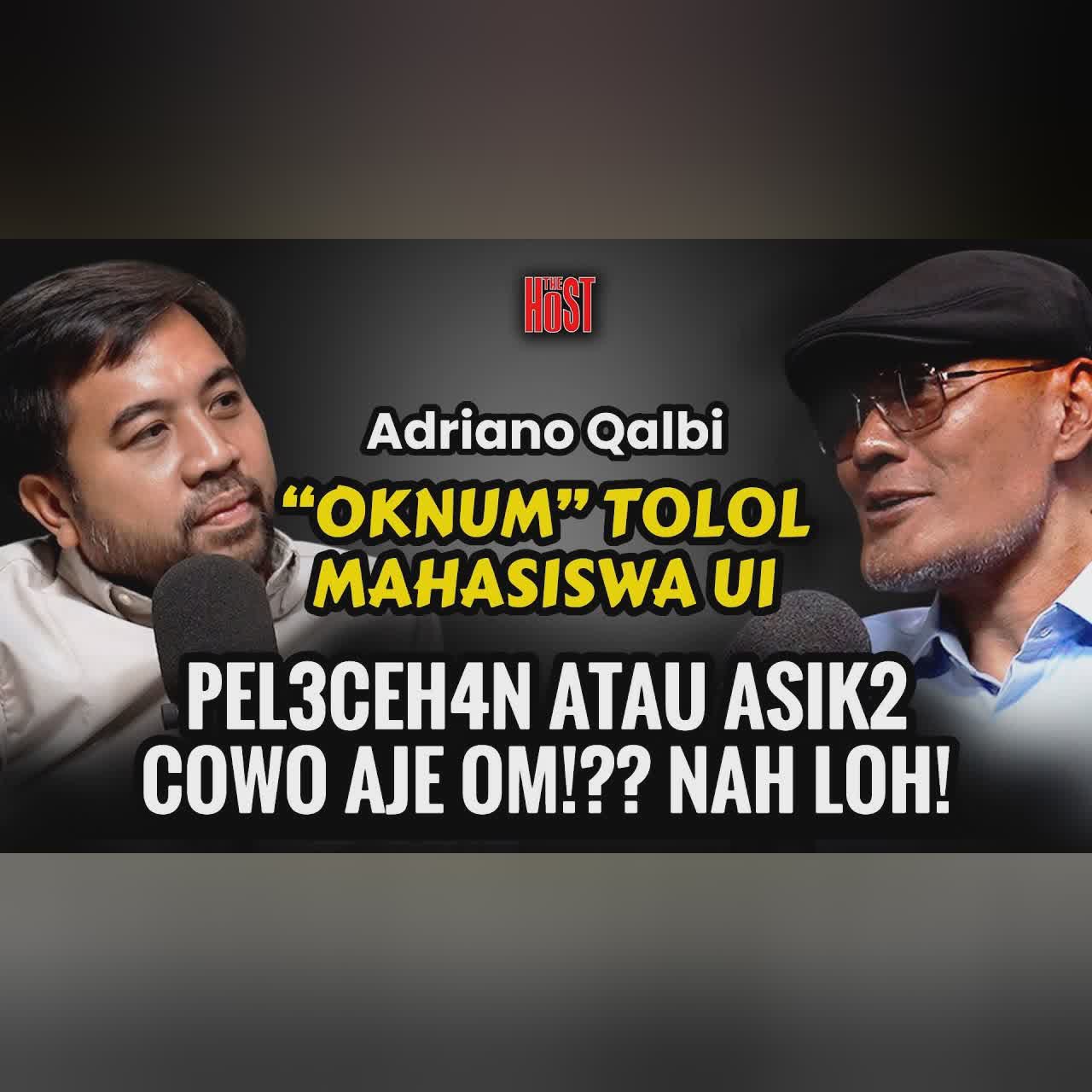 KULIAH DI UI.. TETAP BISA GU00BL0K⁉️😀 INI JAWABAN GUE.. - THE HOST - ADRIANO QALBI cover art