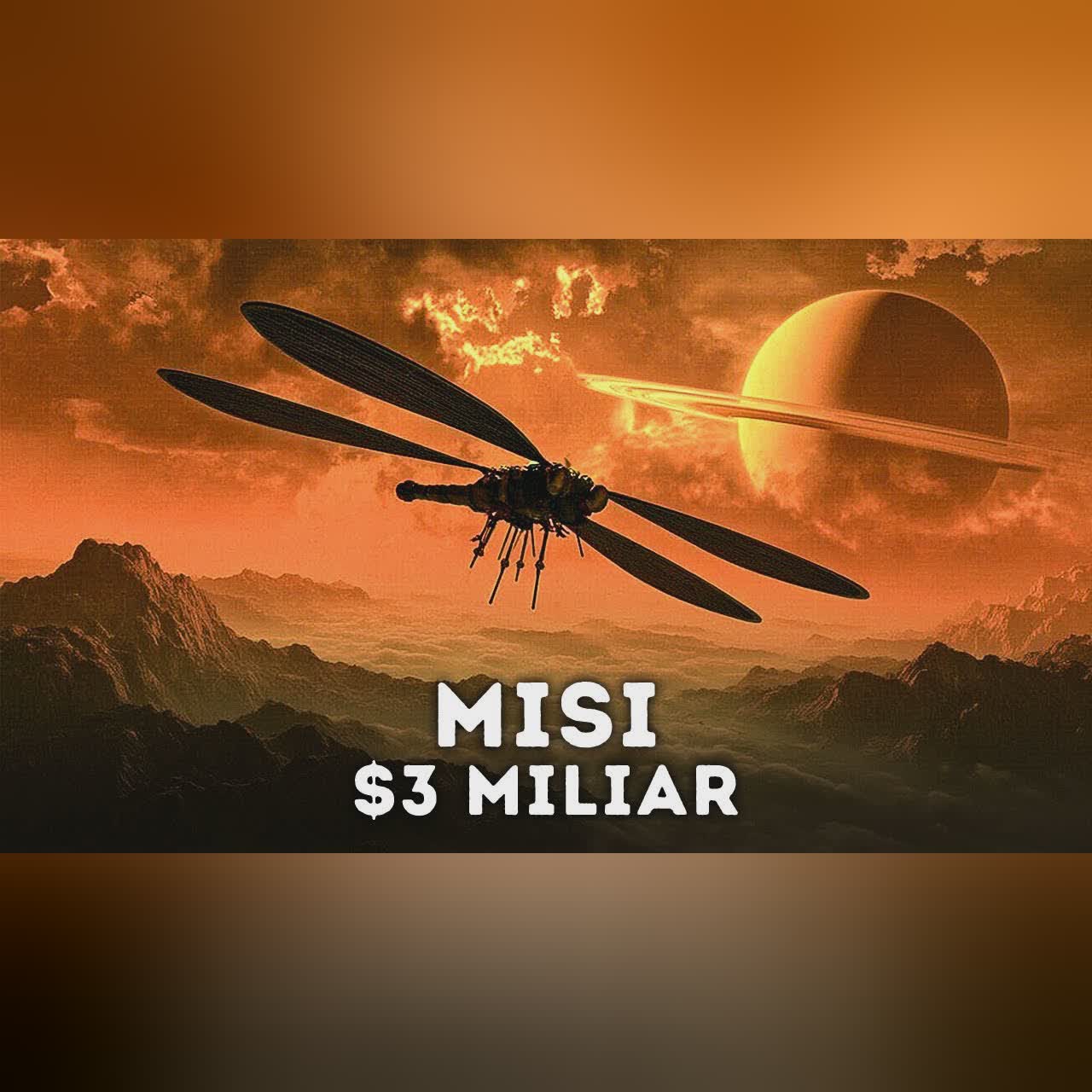 NASA Mengirim Pesawat Luar Angkasa Canggih ke Bulan Terbesar Saturnus cover art