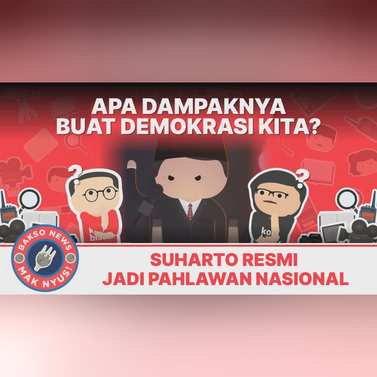 [LIVE] Suharto Jadi Pahlawan Nasional, Apa Dampaknya Buat Demokrasi Kita? - Bakso News cover art