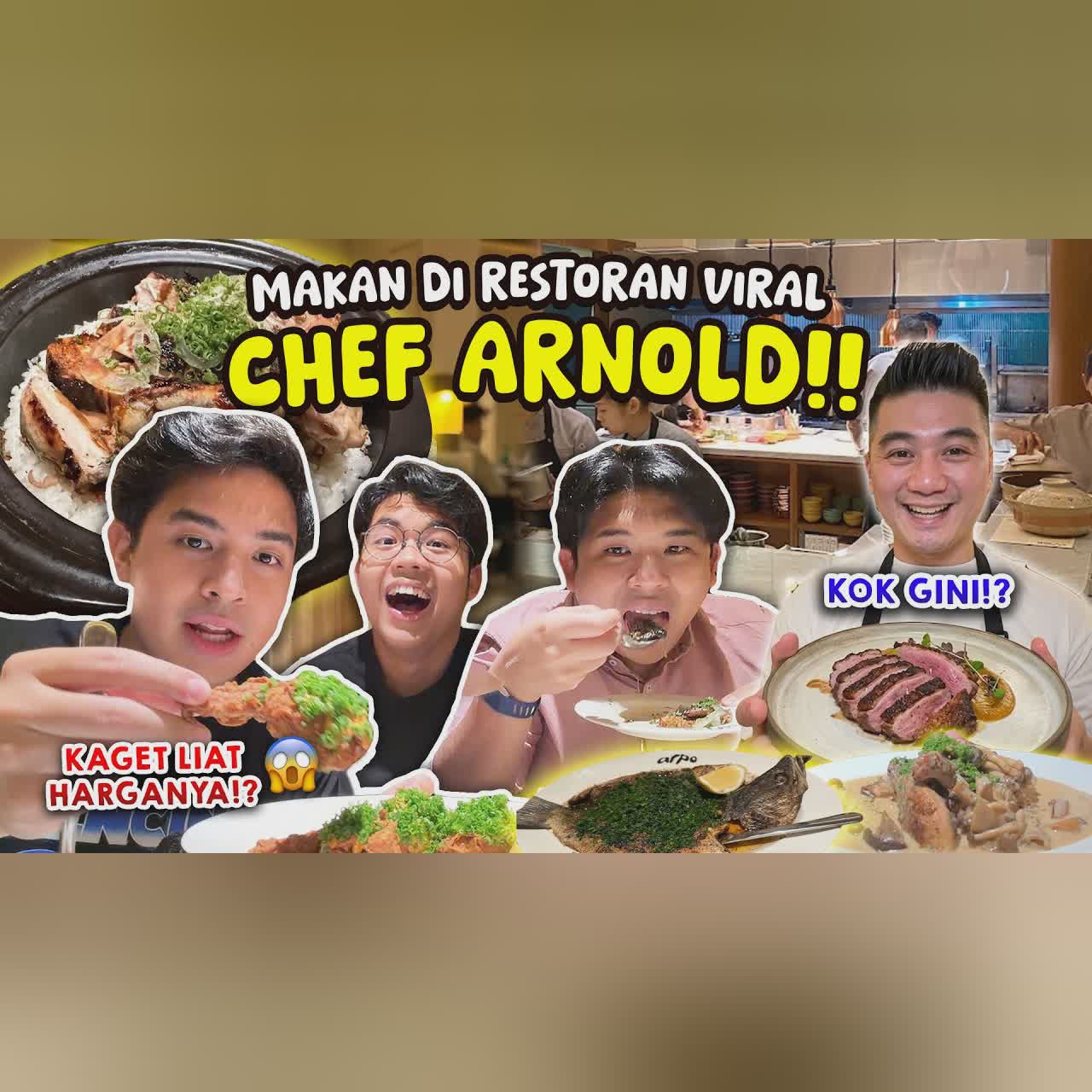 MAKAN DI RESTORAN VIRAL PUNYA CHEF ARNOLD! MAKANANNYA KOK GINI... cover art
