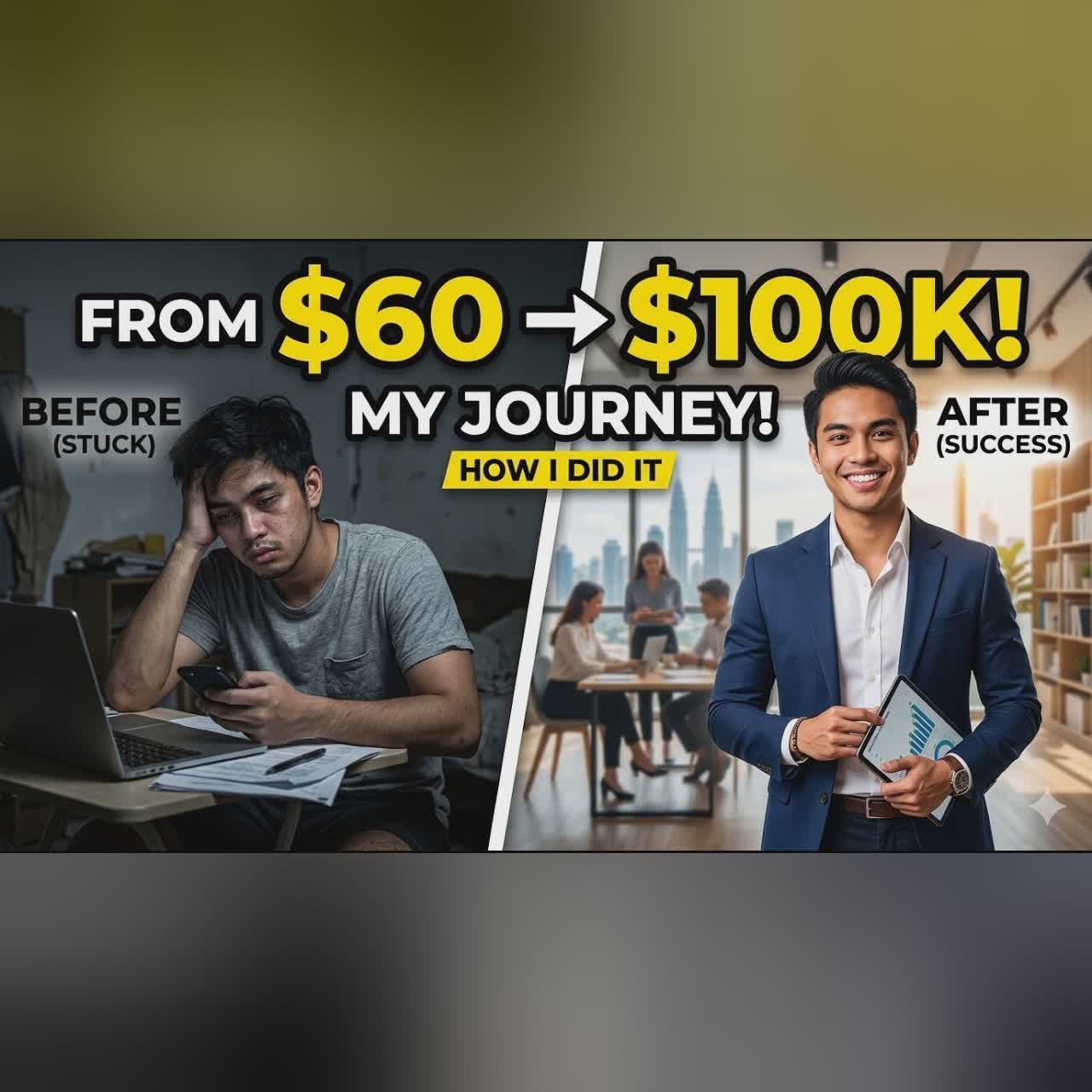 From $60 to $100,000 in 5 Months — How I Started a Business with No Money cover art