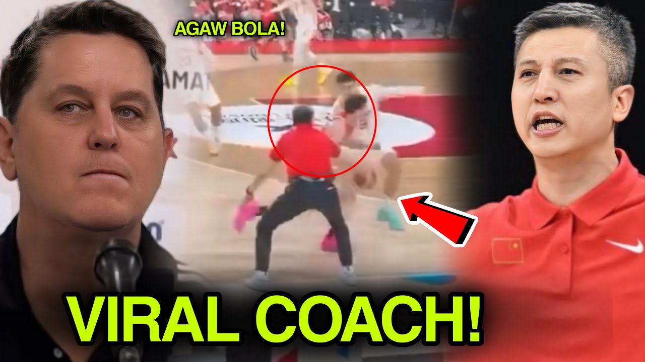 VIRAL SI COACH! Nangagaw ng bola sa laro! at Coach Tim BABAWI sa 3rd Window ng FIBA? cover art