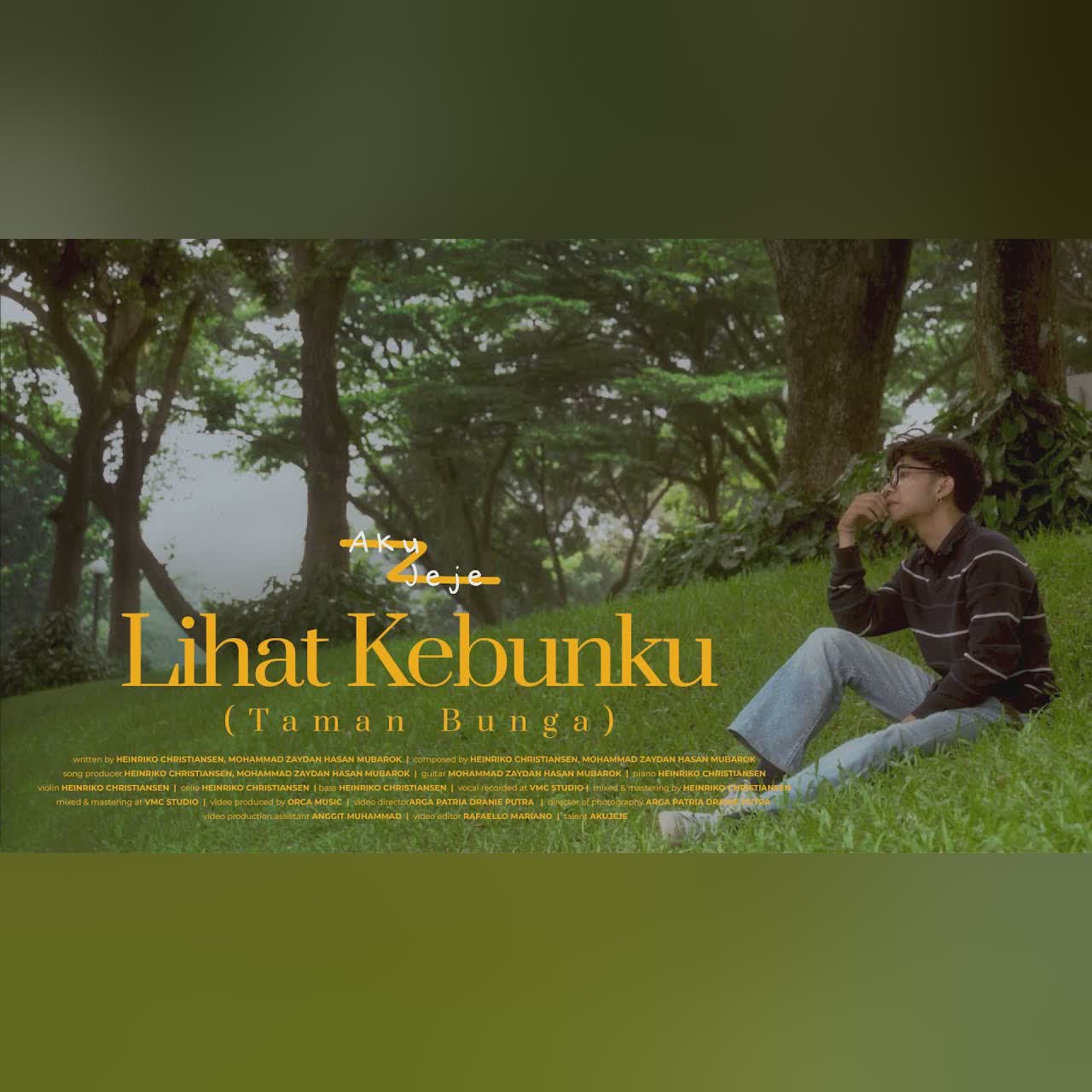 Aku Jeje - Lihat Kebunku (Taman Bunga) #lyricvideo cover art