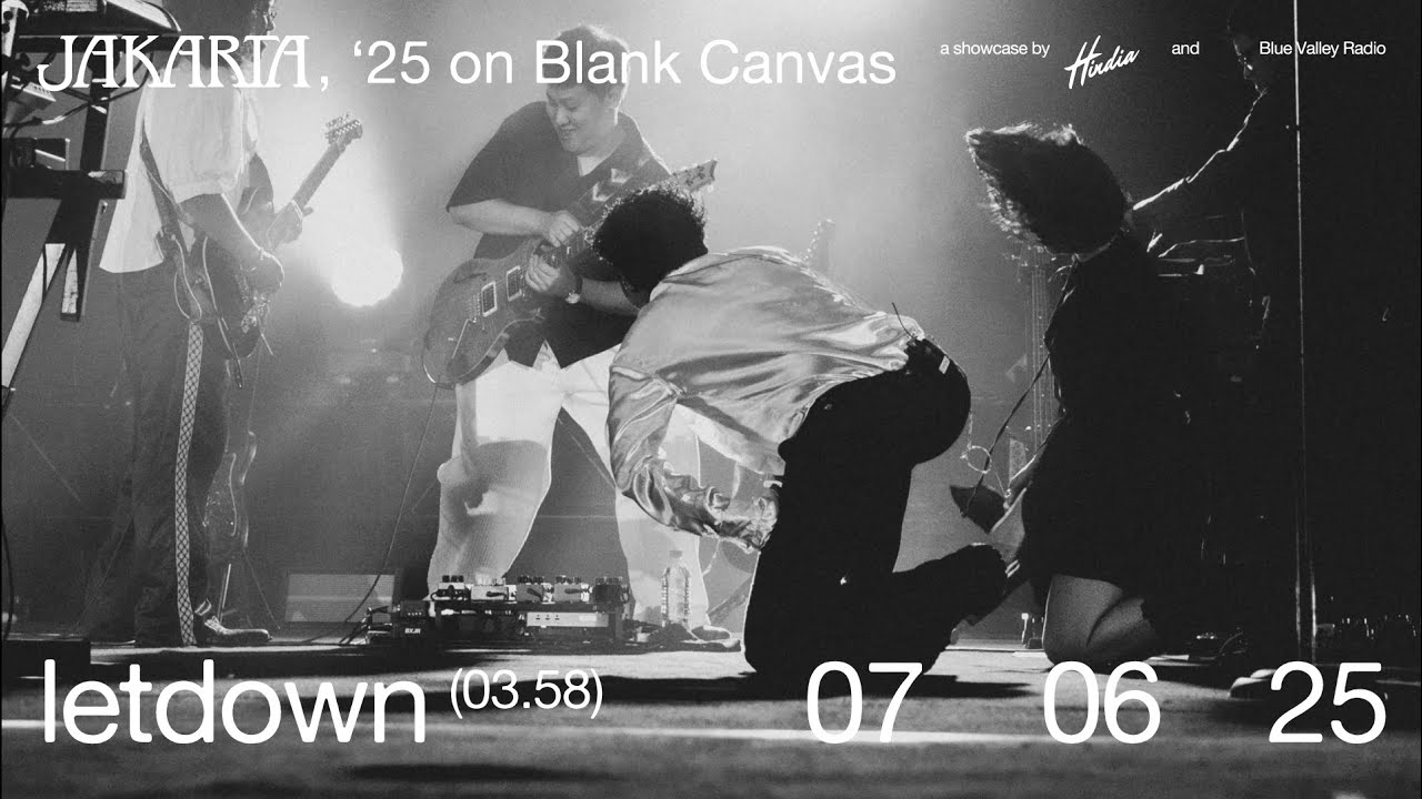 Hindia - letdown (Live from Jakarta, '25 on Blank Canvas) cover art