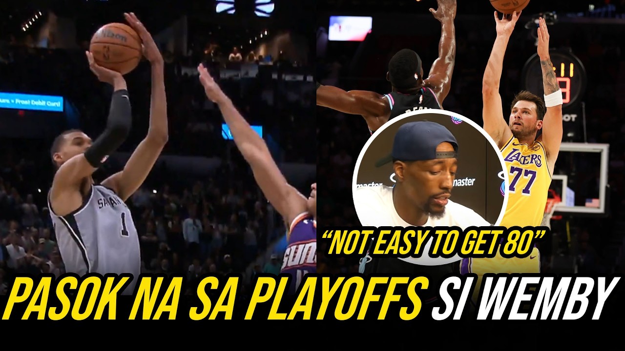 PINATAMAAN ni Bam Adebayo si Luka na HINDI MADALI maka-80 Points | Pasok sa Playoffs Ang Alien cover art