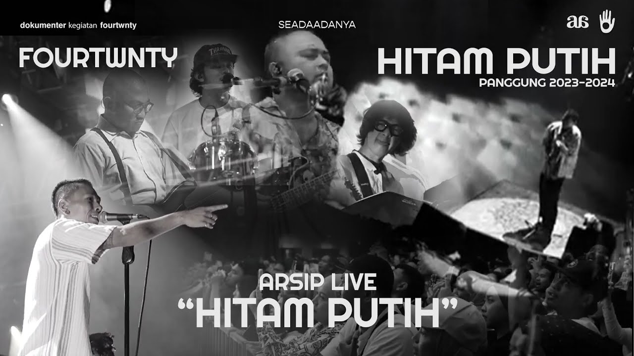 Fourtwnty -  Hitam Putih (Official Lyric Visualizer) cover art