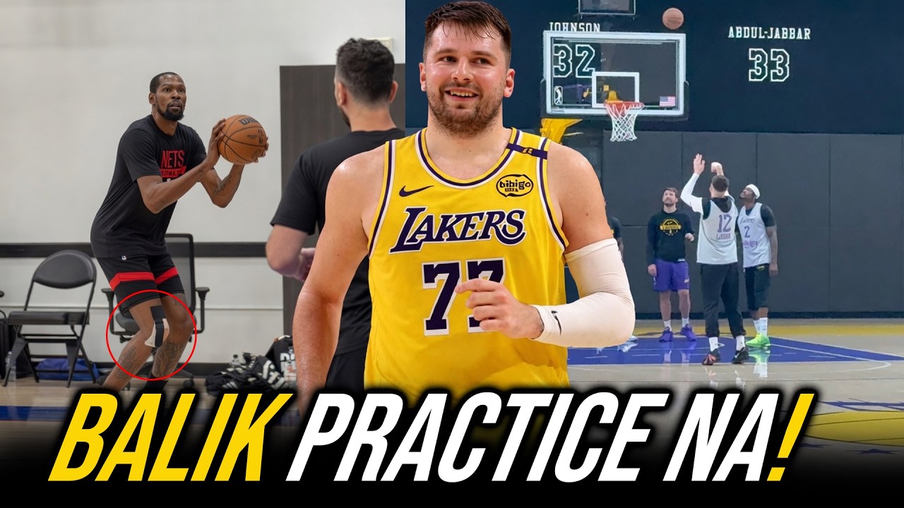BALIK Practice na si Luka at Austin Reaves | Kevin Durant MALALA Ang Naging Injury?! cover art