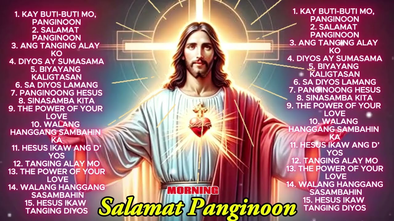 Best Tagalog Christian Songs Salamat Panginoon 🙏 Kay Buti Buti Mo Panginoon 2025Worship cover art