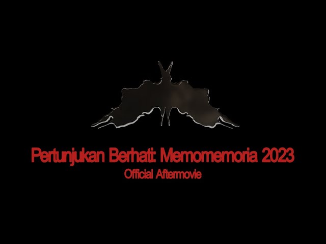 Sal Priadi - Memomemoria 2023 | Official Aftermovie cover art