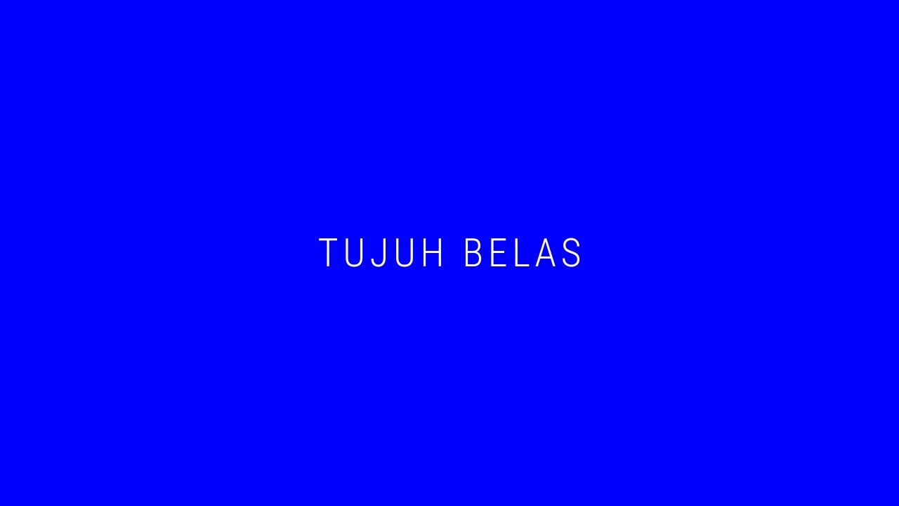 TULUS - Tujuh Belas (Official Lyric Video) cover art