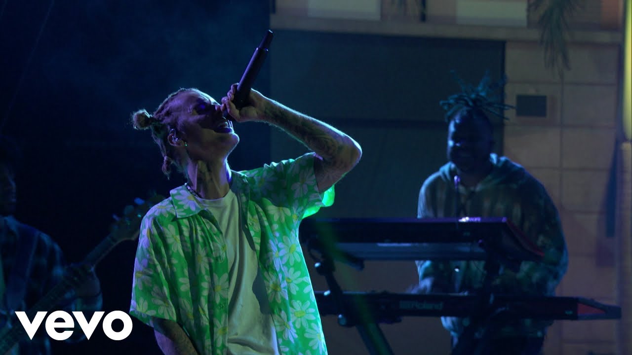 Justin Bieber - Peaches / Hold On (Live On The Voice / 2021) cover art