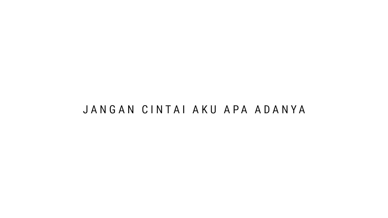 TULUS - Jangan Cintai Aku Apa Adanya (Official Audio) cover art