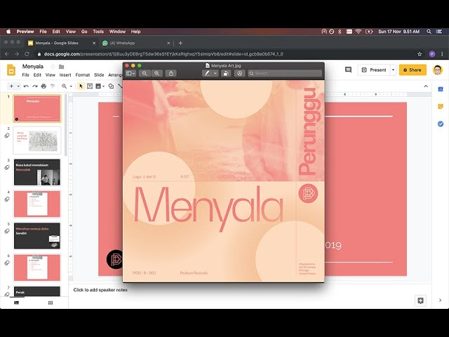 Perunggu - Menyala (Video Lirik) cover art
