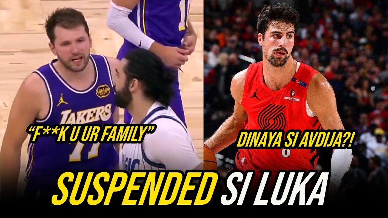 Game Winner sa Lakers, pero SUSPENDED si Luka sa next game | Parang DINAYA si Deni Avdija cover art
