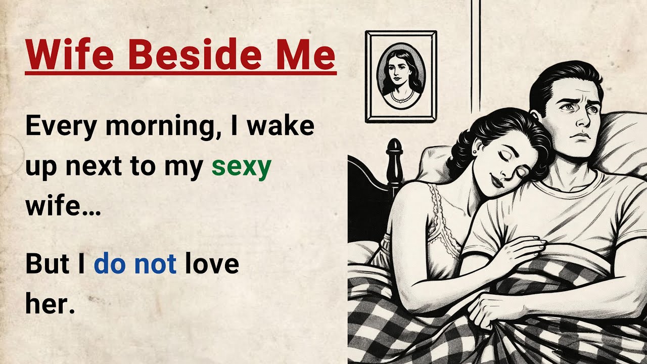 Learn English through Stories Level 3 ⭐ Wife Beside Me - Emotional English Story for Listening Pract cover art