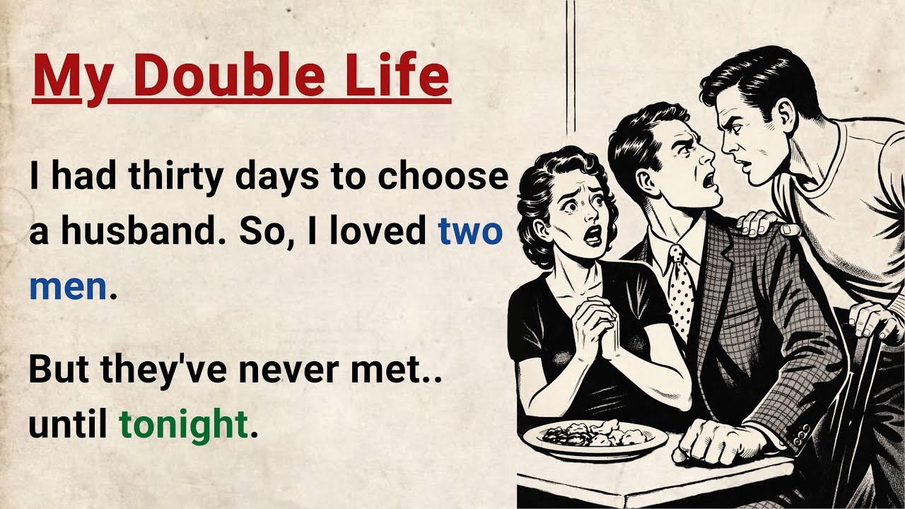 Learn English through Stories Level 3 ⭐ My Double Life - Improve your English | English Audio Story cover art