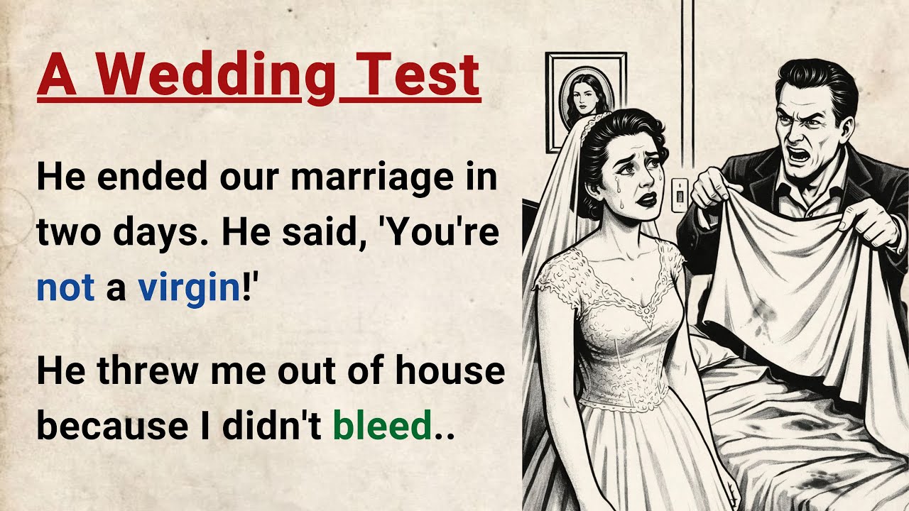 Learn English through Stories Level 3 ⭐ Wedding Test - Emotional English Story for Listening Practic cover art